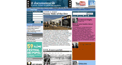 Desktop Screenshot of ildocumentario.it